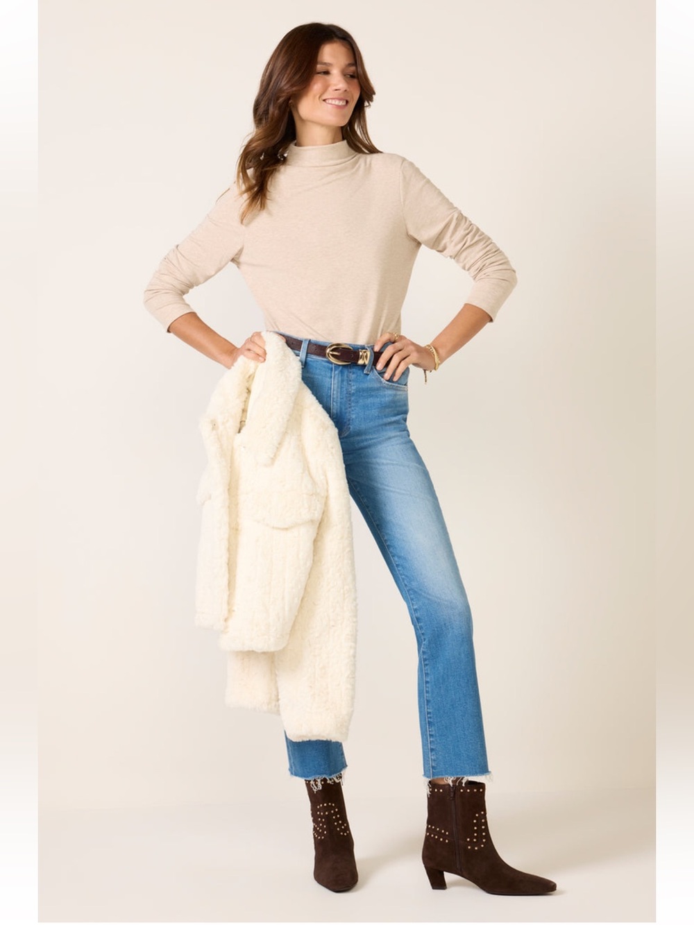 Z Supply Oatmeal Top
